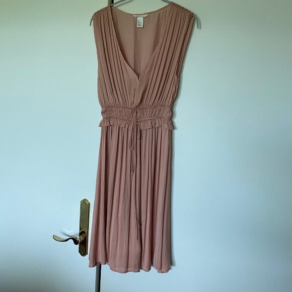 Robe cocktail de couleur saumon pâle - Picture 1 of 4